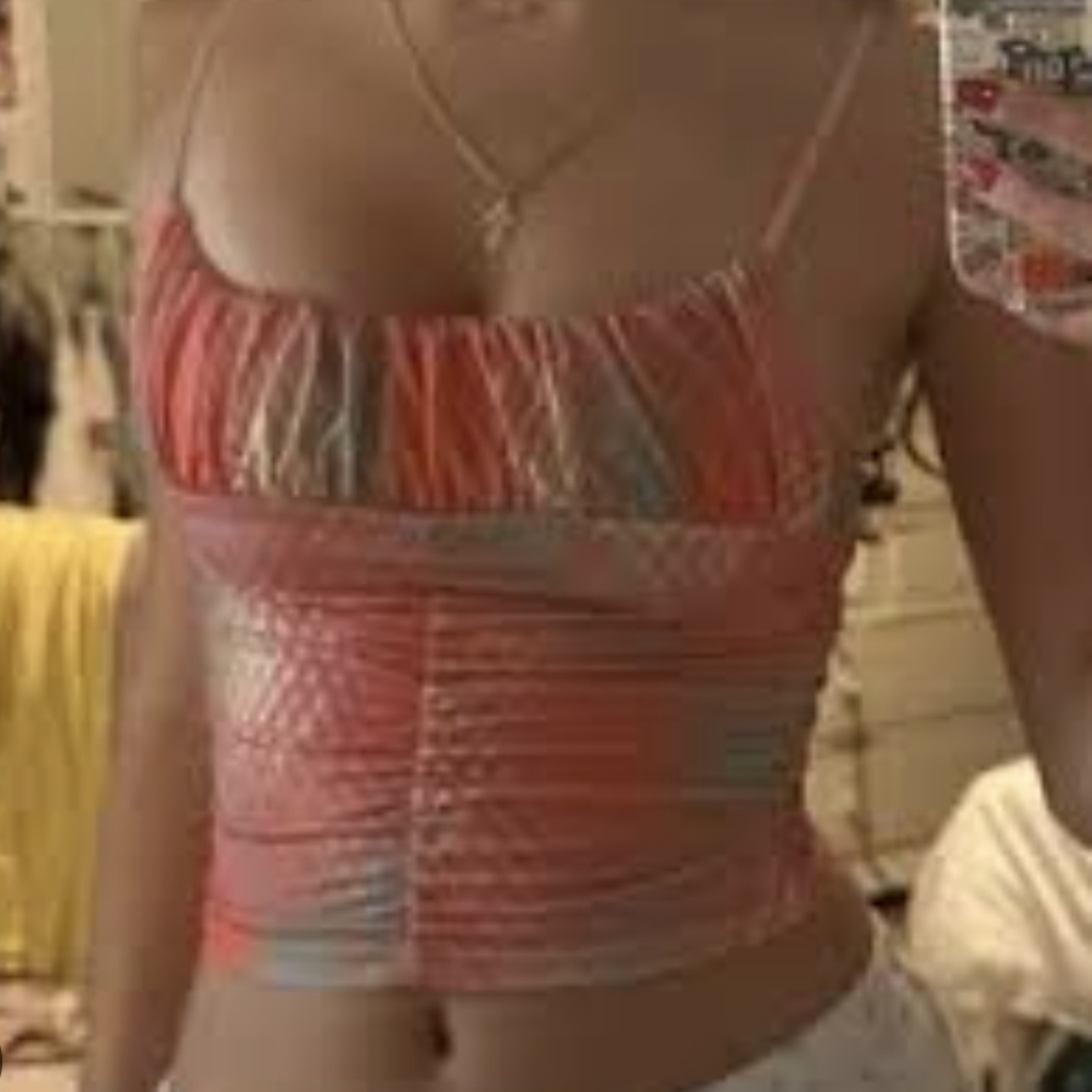Urban Outfitters Pink and Gray Camisole